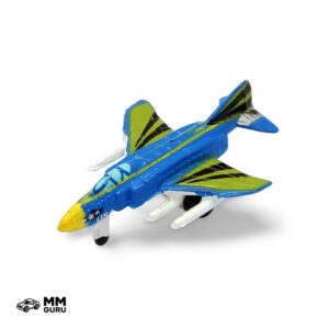 Micro Machines MMGuru Jet Aircraft F-4 Phantom II, Blue, isometric view