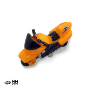 Micro Machines MMGuru Motorbikes #0173 Race Cycle, Orange, isometric view