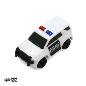 Micro Machines MMGuru Police #0176 Police SUV, White, isometric view