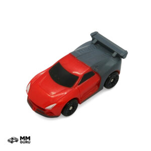 Micro Machines MMGuru JMM #0177 Bezel, Grey Red, isometric view