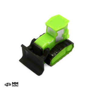 Micro Machines MMGuru Construction - Work Trucks #0188 Bulldozer, Green, isometric view