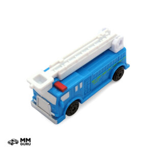 Micro Machines MMGuru Firefighters - Rescue #0195 Ladder Truck, Blue, isometric view