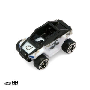 Micro Machines MMGuru JMM #0196 Off-Road Buggy, White, isometric view