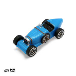 Micro Machines MMGuru Bugatti #0218 Type-35, Blue, isometric view