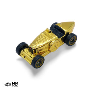 Micro Machines MMGuru Bugatti #0222 Type-35, Gold Chrome, isometric view