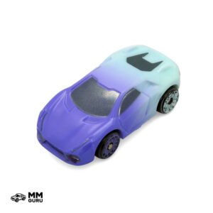 Micro Machines MMGuru JMM #0224 Paso Fino, Cyan Purple, isometric view
