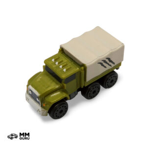 Micro Machines MMGuru Construction - Work Trucks #0226 Cargo Truck, Green, isometric view