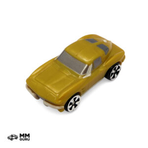 Micro Machines MMGuru Chevrolet #0234 ’63 Corvette, Gold, isometric view