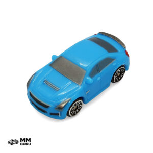 Micro Machines MMGuru Cadillac #0235 2019 CTS V, Blue, isometric view