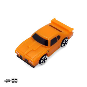 Micro Machines MMGuru Pontiac #0240 ’70 GTO, Orange, isometric view