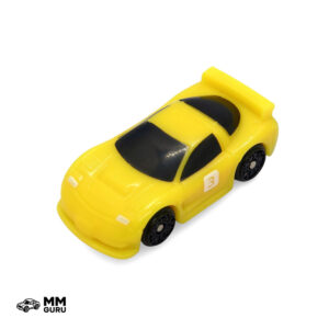 Micro Machines MMGuru Chevrolet #0280 2002 Corvette C5R, Yellow, isometric view