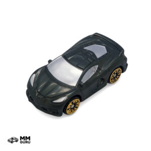 Micro Machines MMGuru Chevrolet #0281 2020 Corvette C8, Grey, isometric view