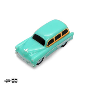 Micro Machines MMGuru Chevrolet #0285 ’50 Bel Air Wagon, Cyan, isometric view