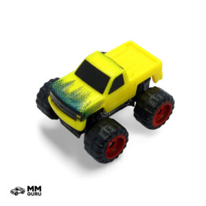 Micro Machines MMGuru Chevrolet #0287 2016 Silverado, Yellow, isometric view
