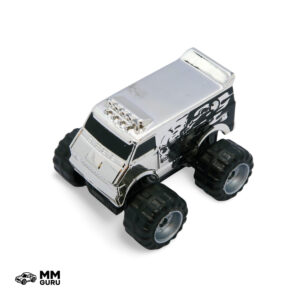 Micro Machines MMGuru JMM #0289 Skyhigh Van, Silver Chrome, isometric view