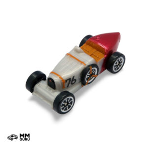 Micro Machines MMGuru Bugatti #0293 Type-35, Grey Red, isometric view
