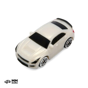 Micro Machines MMGuru Cadillac #0298 2019 CTS V, White, isometric view