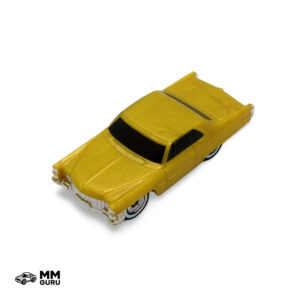 Micro Machines MMGuru Cadillac #0299 ’65 Coupe DeVille, Gold, isometric view
