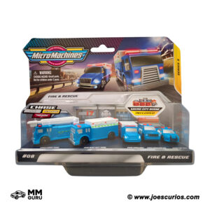 Micro Machines MMGuru 2021 2021-World Pack-08-Fire & Rescue, isometric view