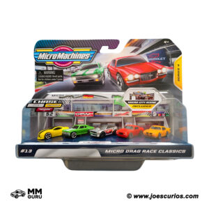 Micro Machines MMGuru 2021 2021-World Pack-13-Micro Drag Race Classics RARE, isometric view
