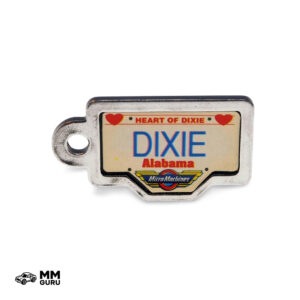 Micro Machines MMGuru License Plates Alabama – Dixie, isometric view
