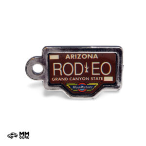 Micro Machines MMGuru License Plates Arizona – Rodeo, isometric view
