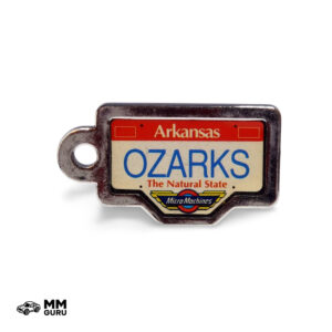 Micro Machines MMGuru License Plates Arkansas – Ozarks, isometric view
