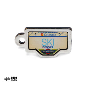 Micro Machines MMGuru License Plates Colorado – Ski, isometric view