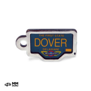 Micro Machines MMGuru License Plates Delaware – Dover, isometric view