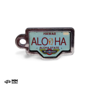 Micro Machines MMGuru License Plates Hawaii – Aloha, isometric view