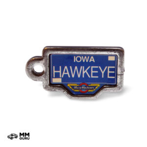 Micro Machines MMGuru License Plates Iowa – Hawkeye, isometric view