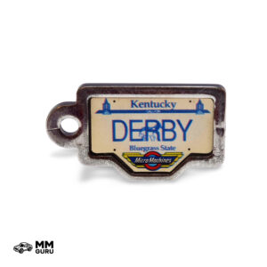 Micro Machines MMGuru License Plates Kentucky – Derby, isometric view