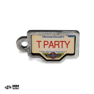 Micro Machines MMGuru License Plates Massachusetts – T Party, isometric view