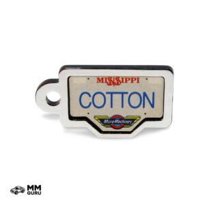Micro Machines MMGuru License Plates Mississippi – Cotton, isometric view