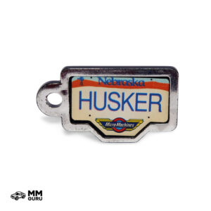 Micro Machines MMGuru License Plates Nebraska – Husker, isometric view
