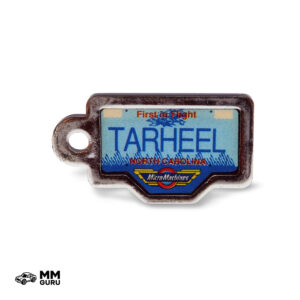 Micro Machines MMGuru License Plates North Carolina – Tarheel, isometric view