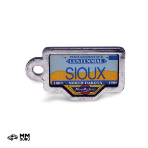 Micro Machines MMGuru License Plates North Dakota – Sioux, isometric view