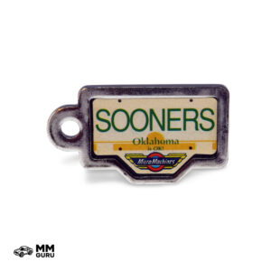 Micro Machines MMGuru License Plates Oklahoma – Sooners, isometric view