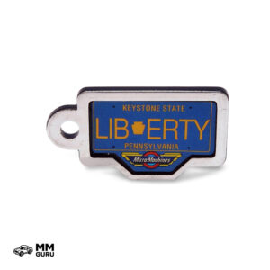 Micro Machines MMGuru License Plates Pennsylvania – Liberty, isometric view