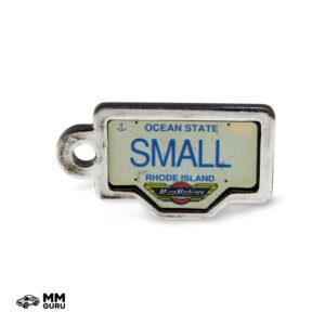 Micro Machines MMGuru License Plates Rhode Island – Small, isometric view