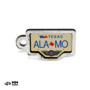 Micro Machines MMGuru License Plates Texas – Alamo, isometric view