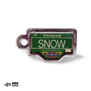 Micro Machines MMGuru License Plates Vermont – Snow, isometric view