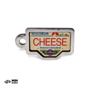 Micro Machines MMGuru License Plates Wisconsin – Cheese, isometric view