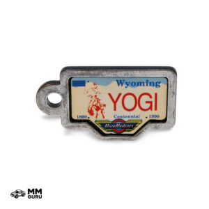 Micro Machines MMGuru License Plates Wyoming – Yogi, isometric view
