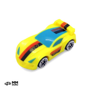 Micro Machines MMGuru JMM #0074 GT-7, Yellow, isometric view
