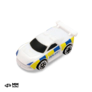 Micro Machines MMGuru Police #0078 Bezel, White, isometric view