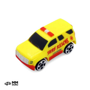Micro Machines MMGuru Firefighters - Rescue #0151 Command SUV, Yellow, isometric view