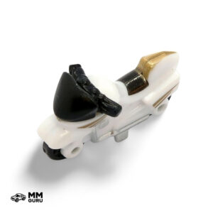 Micro Machines MMGuru Motorbikes #0163 Race Cycle, White, isometric view