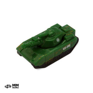 Micro Machines MMGuru Tanks #0264 Sledge Hawk, Green, isometric view