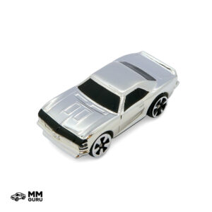 Micro Machines MMGuru Chevrolet #0308 ’67 Camaro SS, Silver Chrome, isometric view